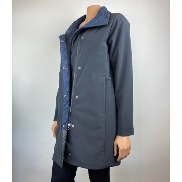 Patagonia Women's Sidesend Insulated Parka Coat Style 27675 Black - Picture 8 of 16